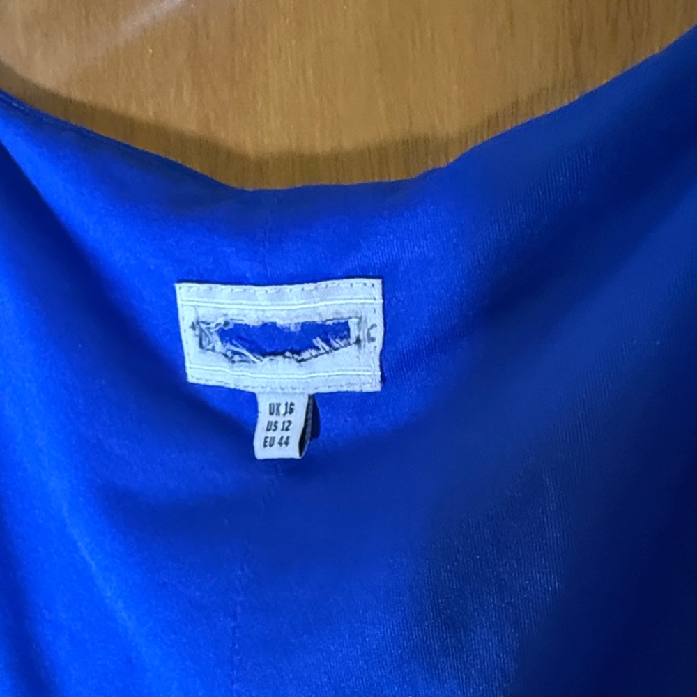 Source Unknown Vibrant Blue Women's Blouse - Picture 2 of 5